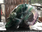 Rainbow Fluorite Pan Skull [1k1160]