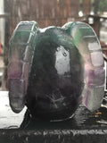 Rainbow Fluorite Pan Skull [1k1160]