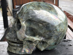 Labradorite Laughing or Singing Skull [A5]