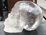 Clear Quartz Skull with Rainbows 1K974]