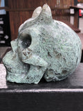 Moss Agate Devil Skull [1k744]