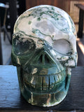 Tree Agate/Moss Agate Skull [1k986]