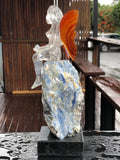 Walmere Quartz Fairy on Kyanite Stool [1k254]