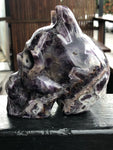 Chevron Amethyst Devil Skull [1k906]