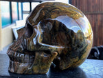 South African Tiger Iron Skull [1k1058]