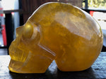 Yellow Fluorite Skull [1k1081]