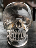 Himalayan Smoky Quartz Hand-Carved Skull [1k1221]