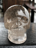 Himalayan Smoky Quartz Hand-Carved Skull [1k1222]