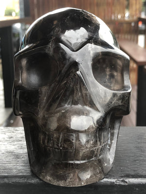Smoky Quartz Skull [1k1309]