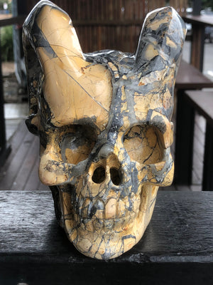 Maligano Jasper Pan Skull [1k1342]