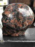 UK Orange Granite Alien with Labradorite Eyes [1k1391]
