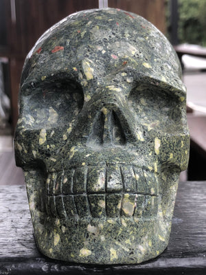 Green Granite Skull [1k1404]