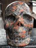 UK Orange Granite Skull [1k1403]