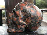 UK Orange Granite Skull [1k1403]