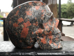 UK Orange Granite Skull [1k1403]