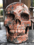 UK Orange Granite Skull [1k1417]