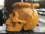 Yellow Jasper Free Spirit Skull [1k1462]