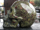 Dragon's Blood Jasper Skull [1k1424]