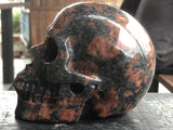 UK Orange Granite Skull [1k1530]