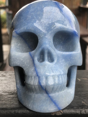 Blue Aventurine Skull [1k1598]