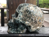 Moss Agate Skull [1k1562]