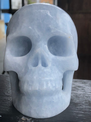 Blue Calcite Skull [1k1523]
